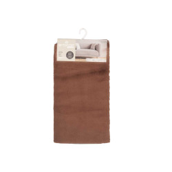 ALFOMBRA PELO CORTO MARRON 60 X 90