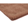 TAPIS POIL COURT MARRON 60 X 90