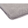 TAPETE PELO CURTO CINZENTO ESCURO 60 X 90