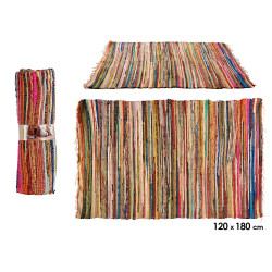 NATTE DE COTON MULTICOULEUR 120X180CM