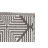 ALFOMBRA ROMBOS BLANCO GRIS 60 X 150 CM