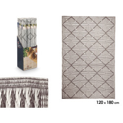 TAPPETO ROMBI GRIGIO 120X 180 CM