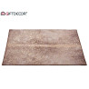 TAPIS MARRON 100X150CM AVEC TACHES DOREES