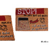 TAPETE ENTRADA FIBRA COCO STOP 40X60CM 