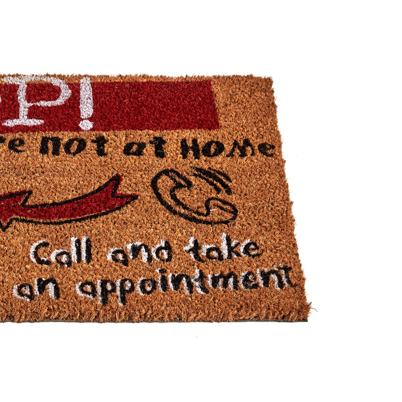 40X60CM STOP COCONUT FIBRE DOORMAT 