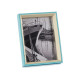 BLUE AND NATURAL WOOD PHOTO HOLDER 15X20