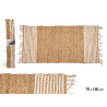 TAPPETO NATURALE BIANCO RIGHE  70X140CM