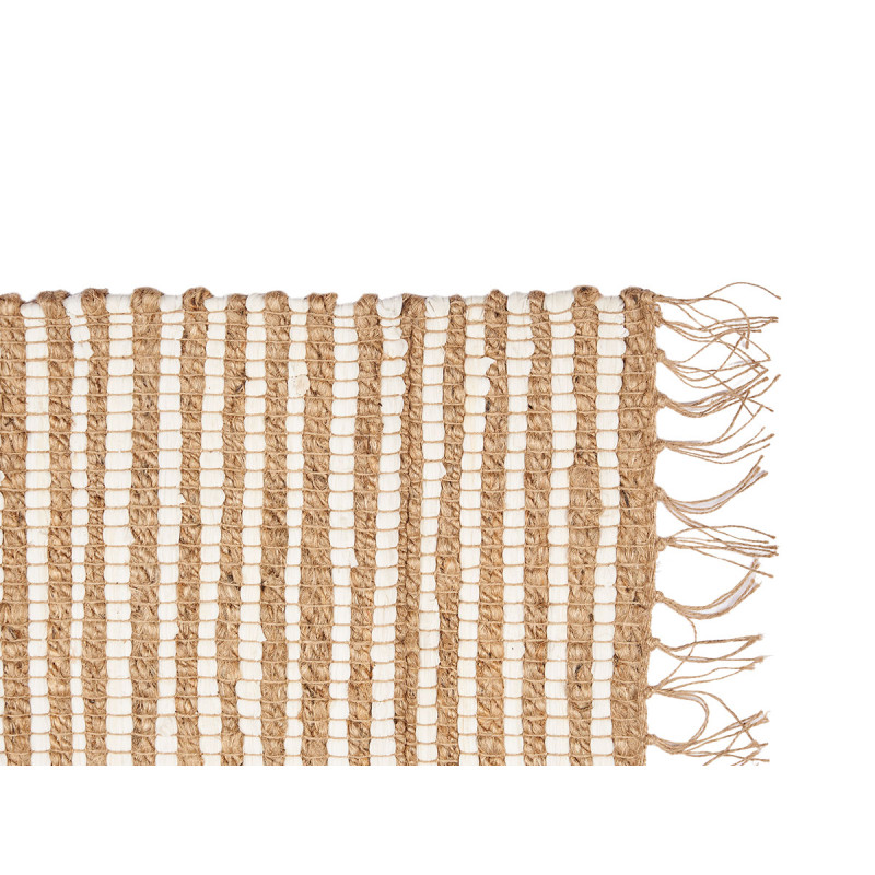 TAPPETO NATURALE BIANCO DOPPIO RIGHE 60X90CM