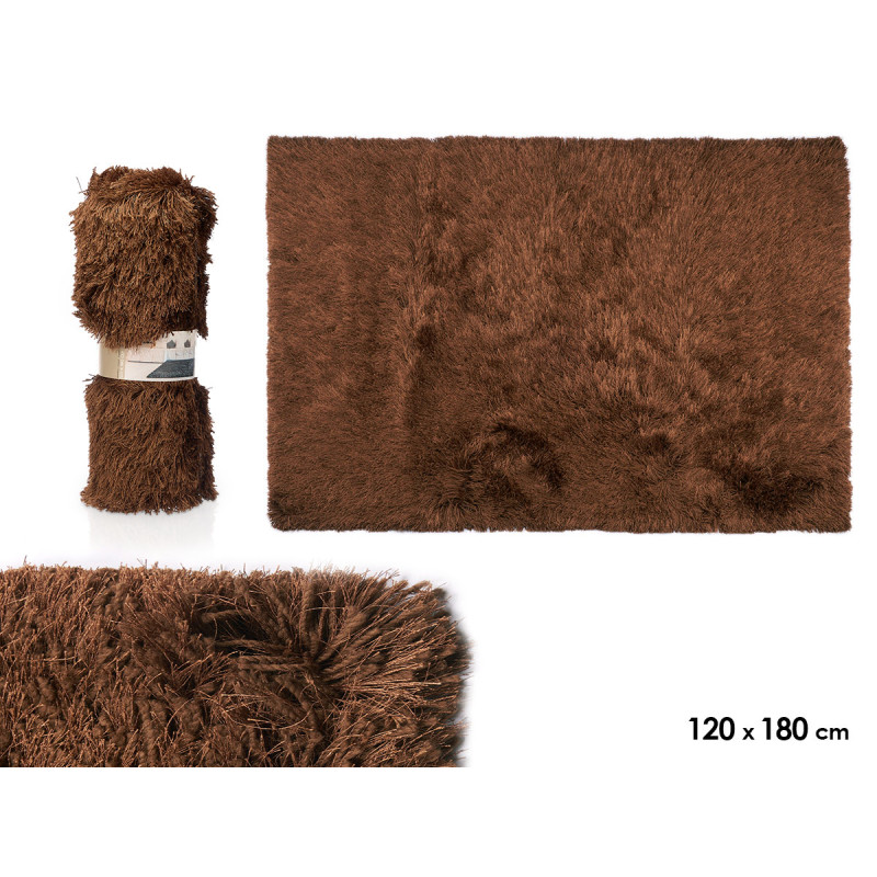 TAPETE 120X180CM CASTANHO