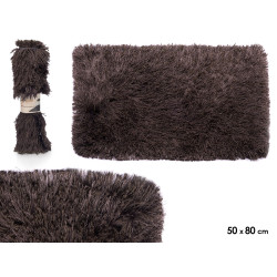 TAPIS  GRIS FONCÉ 50X80CM