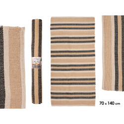 TAPIS 3 COULEURS 70 X 140 CM