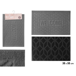 TAPIS ANTIDÉRAPANT ASSORT 2 COULEURS