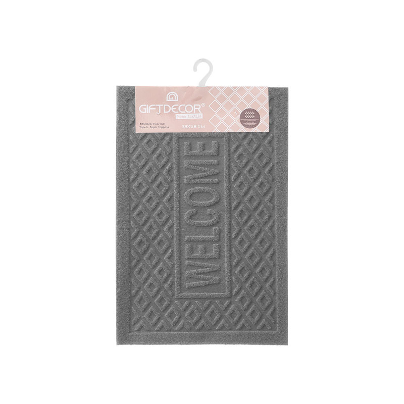 TAPIS ANTIDÉRAPANT ASSORT 2 COULEURS