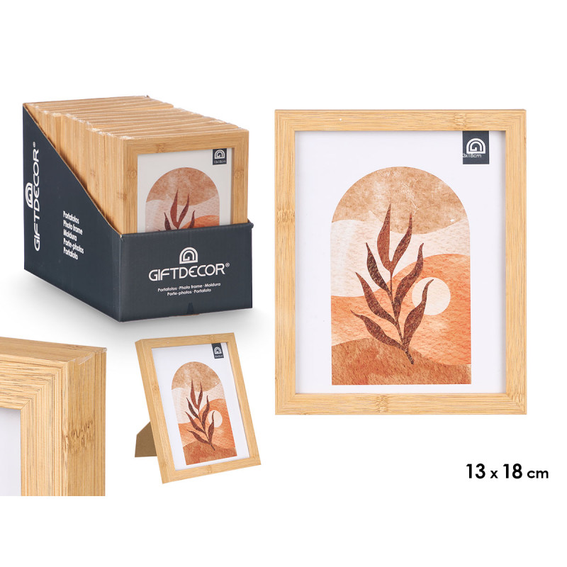 CADRE PHOTO EFFET BAMBOU 13X18