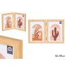 CADRE PHOTO DOUBLE EFFET BAMBOU 13X18