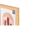DOUBLE PHOTO FRAME BAMBOO EFFECT 13X18