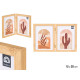 CADRE PHOTO DOUBLE EFFET BAMBOU 15X20