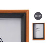 PORTAFOTO LEGNO 10X15 MARRONE E NERO