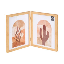 PORTAFOTO DOBLE EFECTO BAMBU 20X25