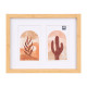 CADRE 2 PHOTOS 10X15 EFFET BAMBOU