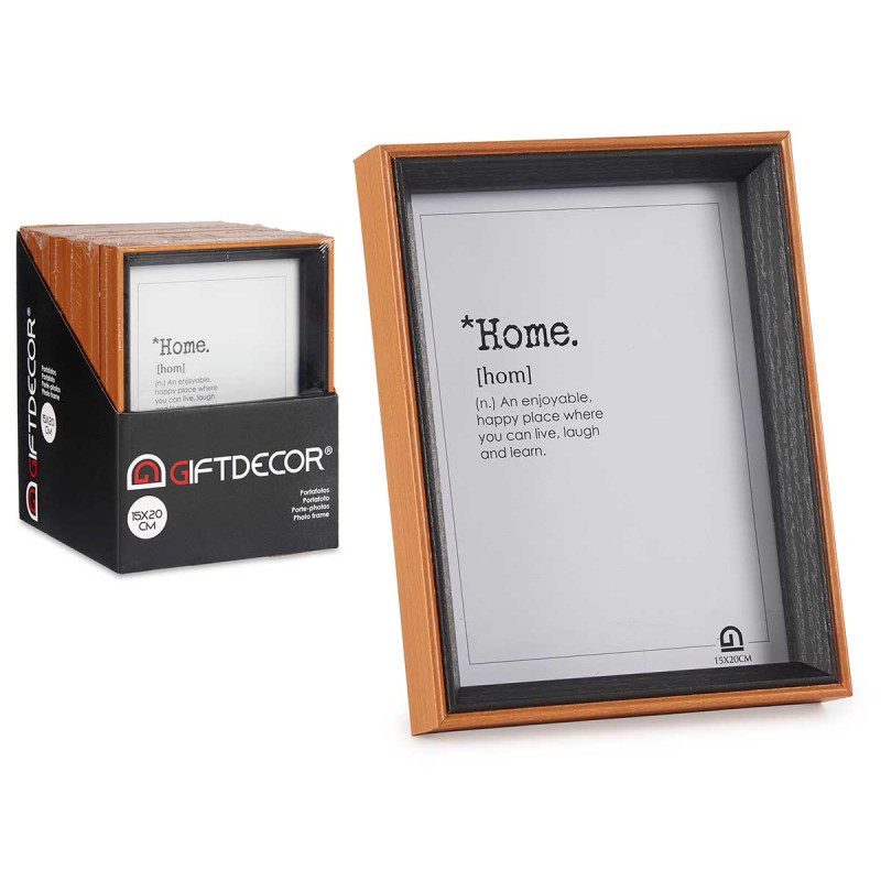 BROWN AND BLACK WOOD PHOTO HOLDER 15X20