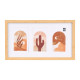 3 PICTURES FRAME 10X15 BAMBOO EFFECT