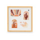 CADRE 4 PHOTOS 10X15 EFFET BAMBOU