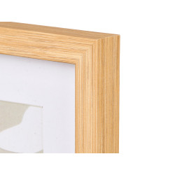 CADRE 4 PHOTOS 10X15 EFFET BAMBOU