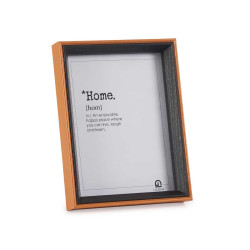 BROWN AND BLACK WOOD PHOTO HOLDER 15X20