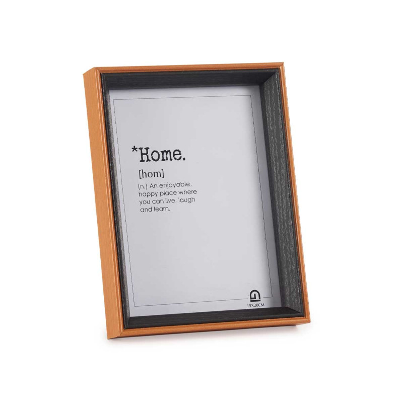 BROWN AND BLACK WOOD PHOTO HOLDER 15X20