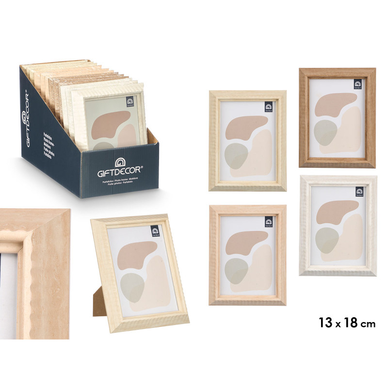 CADRE PHOTO BORD 13X18 ASSORT 4 