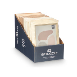 CADRE PHOTO BORD 15X20 ASSORT 4 