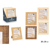 STRIPED PHOTO FRAME 20X25 ASSORTED 4