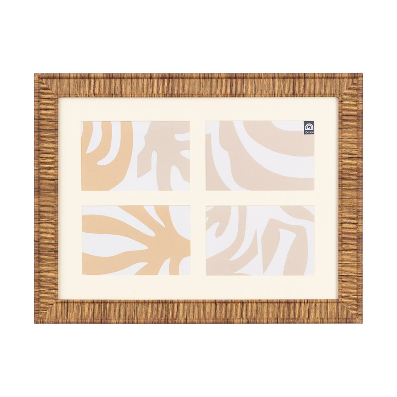 CADRE RAYÉ 4 PHOTOS ASSORT 4 