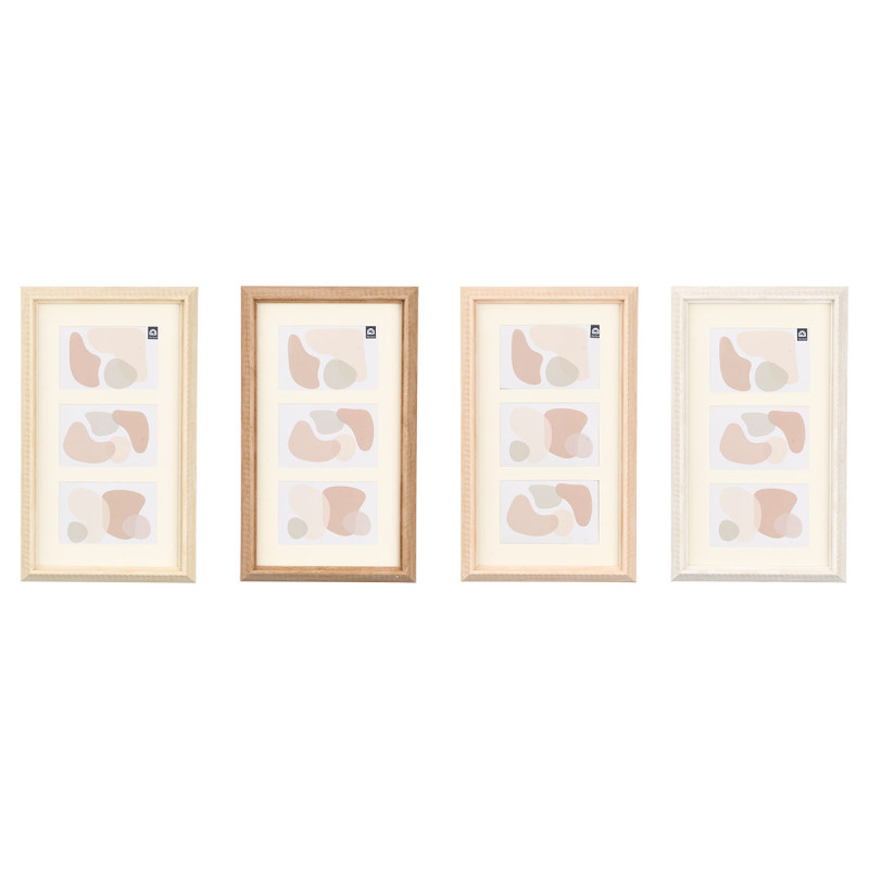 CADRE BORD 3 PHOTOS VERTICAL ASSORT 4 