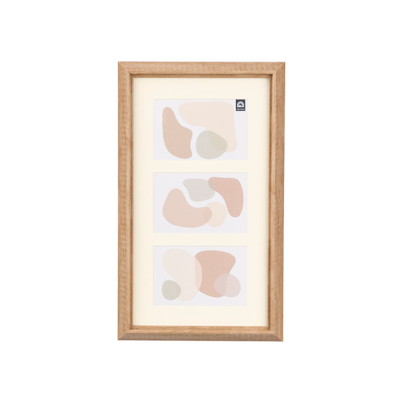 CADRE BORD 3 PHOTOS VERTICAL ASSORT 4 