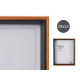 BROWN AND BLACK WOOD PHOTO HOLDER 20X25