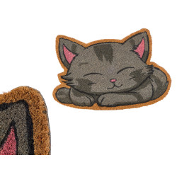 PAILLASSON EN FORME DE CHAT