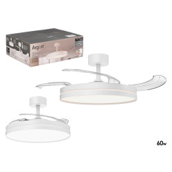 VENTILATEUR PLAFOND ANNEAU 3 PALES PLIABLES