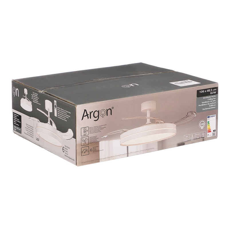 VENTILADOR TECHO ARO 3 ASPAS PLEGABLES