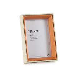 NATURAL AND BROWN WOOD PHOTO HOLDER 10X15