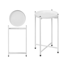 WHITE METAL PLANT POT LEGS