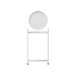 VASO DA FIORI METALLO GAMBE BIANCHE