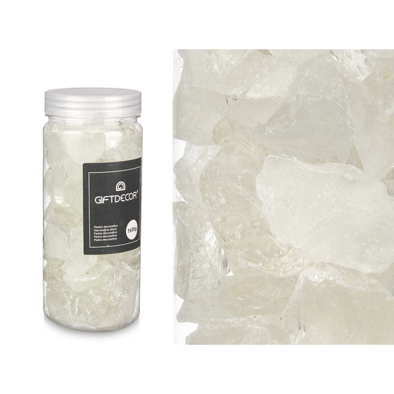 POT 600GR WHITE QUARZ