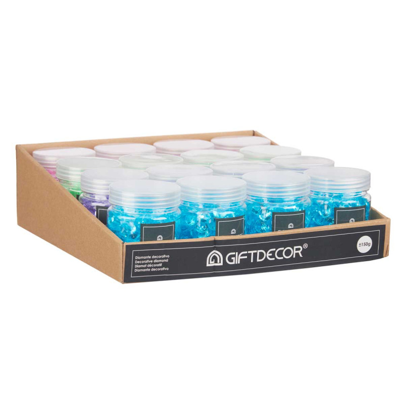 POT 150GR DIAMOND MED MIX 4 COLORS