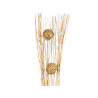 BOUQUET 3 BOULES DORÉ MÉTALLIQUE 