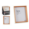 NATURAL AND BROWN WOOD PHOTO HOLDER 20X25