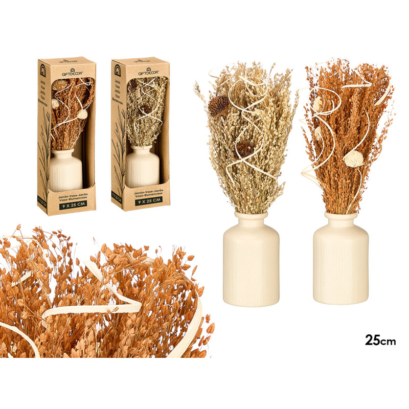 VASE HAUT PETIT ASSORTI 2 COUL