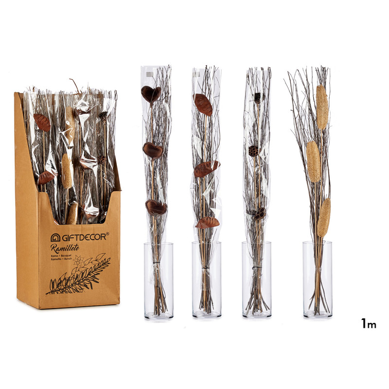 RAMOS CINZENTO E NATURAL 100CM SORT 4 
