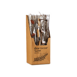 RAMOS CINZENTO E NATURAL 100CM SORT 4 